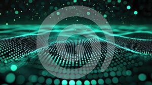 Digital wave pattern forming abstract data network