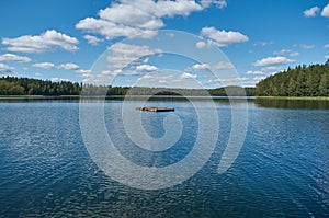 Glubelka  Lakes, Myadel District. Belarus