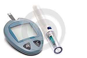 Glucometer and Lancet Device