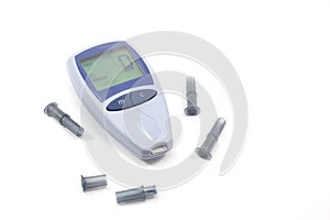 Glucometer with Lancets photo