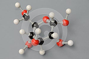 Glucose molecule model photo