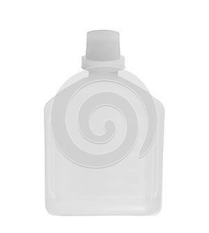 Glue. plastic white bottle isolated on a white