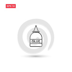 Glue stick icon vector isolated 2