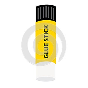 Glue stick icon on white background. Glue stick symbol. stationery concept. glue super adhesive symbol. flat style