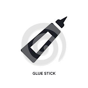 glue stick isolated icon. simple element illustration from sew concept icons. glue stick editable logo sign symbol design on white