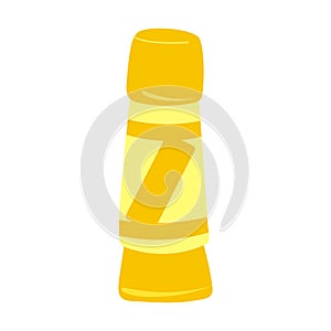 Glue stick with lid vector illustration, with vector illustration