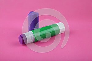 Glue Stick on Pink