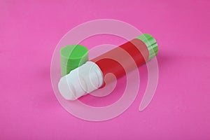 Glue Stick on Pink