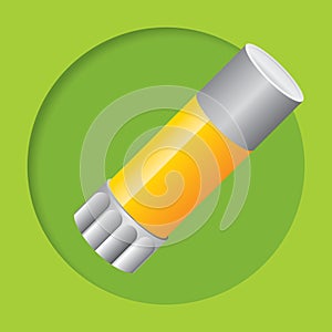 glue stick. Vector illustration decorative design