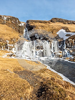 Gluggafoss waterfall in Iceland photo