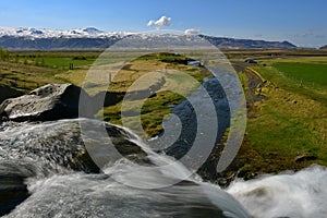 Gluggafoss waterfall in Iceland