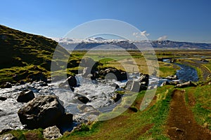 Gluggafoss waterfall in Iceland