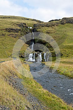 Gluggafoss - Window Falls - near Hvolsvollur, Iceland.