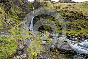 Gluggafoss - Window Falls - near Hvolsvollur, Iceland.