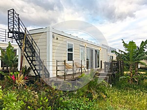 Glumping Site renovated from containers, Miyakojima, Japan