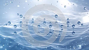 glutathione molecular structure, 3d model molecule, c10h17n3o6s, structural chemical formula view from a microscope