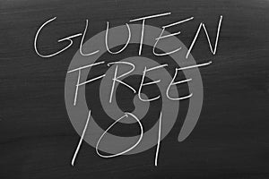 Gluten Free 101 On A Blackboard