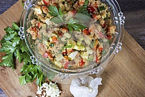 Gluten free amaranth salad