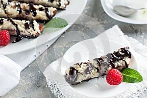 Gluten free cookies biscotti with berries