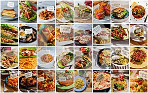 Gluten-Free Food Collage