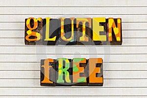 Gluten free food diet celiac disease wheat sensitivity photo