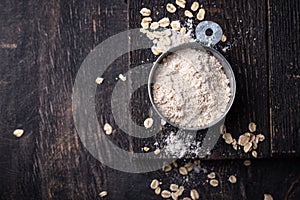 Gluten free healthy organic oat flour