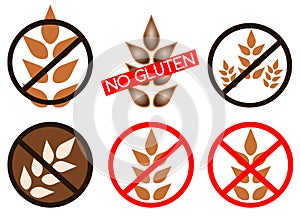 Gluten free icons