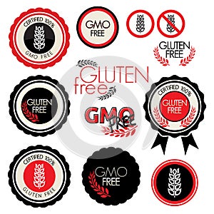 Gluten free label collection