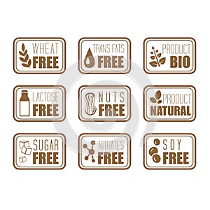 Gluten Free, Natural Product Label