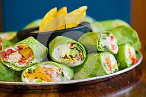 Gluten-Free Vegetarian Veggie Wraps