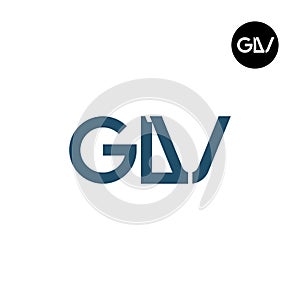 GLV Logo Letter Monogram Design