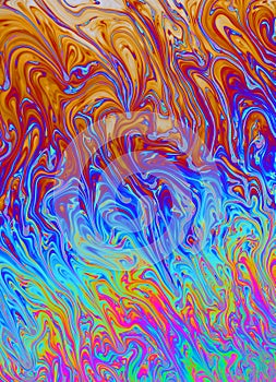 Glycerin and soap abstract