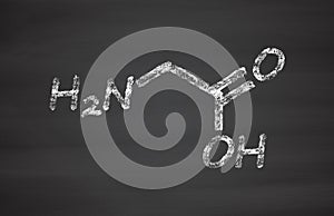 Glycine (Gly, G) amino acid molecule