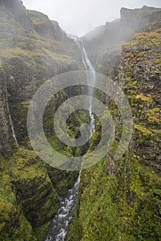 Glymur waterfall, Iceland