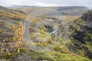 Glymur waterfall, Iceland