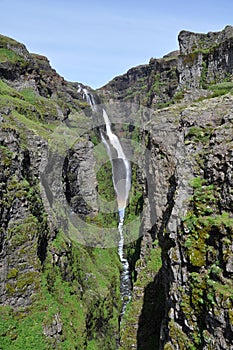 Glymur Waterfall Iceland