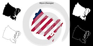 Glynn outline map
