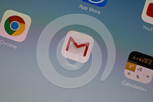 Gmail application thumbnail / logo on an iPad Air