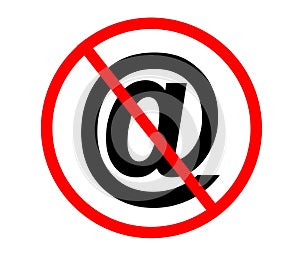 Gmail ban icon photo