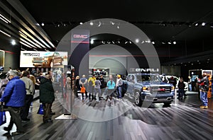 GMC at the auto show