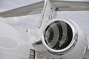 Gulfstream Business Jet Engine photo