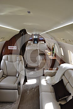 Gulfstream Business Jet Interior design photo