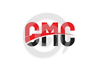 GMC Letter Initial Logo Design Vector Illustration