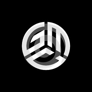 GMC letter logo design on white background. GMC creative initials letter logo concept. GMC letter design