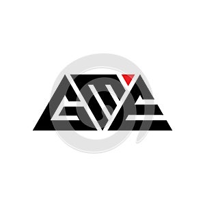 GME triangle letter logo design with triangle shape. GME triangle logo design monogram. GME triangle vector logo template with red