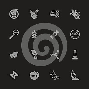 Gmo - Flat Vector Icons