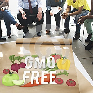 GMO Free Genetically Modified Organism Healthy Concept