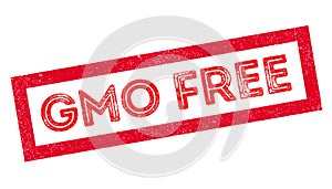 GMO Free rubber stamp