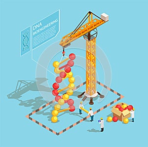 GMO Isometric Composition