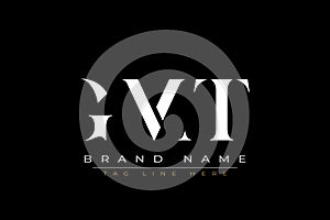 GMT abstract letter logo design